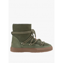 Inuikii - Botines forrados de piel aterciopelada - Talla 37 - Verde