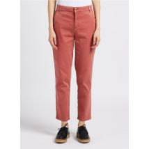 I Code - Boyfriend-jeans van katoenmix met hoge taille - 31 Maat - Roze