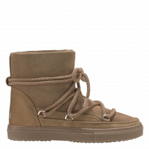 Inuikii - Botines forrados de piel aterciopelada - Talla 39 - Marrón