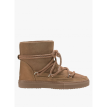 Inuikii - Botines forrados de piel aterciopelada - Talla 39 - Marrón