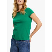 Esprit - Tee-shirt col rond en coton - Taille XS - Vert