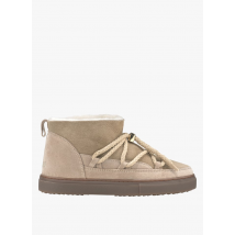 Inuikii - Botines forrados de piel aterciopelada - Talla 41 - Beige