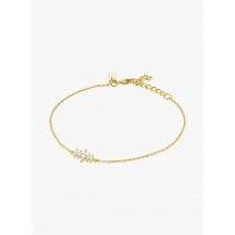 Mya Bay - Bracelet fin en laiton doré - Taille Unique - Doré