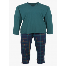 Arthur - Pijama estampado de mezcla de algodón - Talla L - Azul