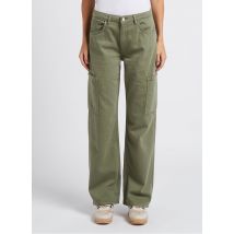 Reiko - Jean taille haute large en coton mélangé - Taille 24 - Kaki