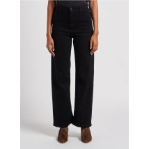 Sud Express - Flared jeans met hoge taille katoenblend - 42 Maat - Zwart