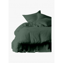 Harmony Haomy - Funda de almohada de algodón - Talla 50x70 cm - Verde