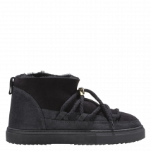 Inuikii - Botines forrados de piel aterciopelada - Talla 38 - Negro
