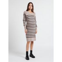 Seraphine - Robe pull col rond de grossesse en coton - Taille S - Rayé