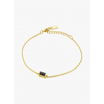 Mya Bay - Smalle armband van goudkleurig messing - Een Maat - Goudkleurige