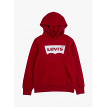 Levi's Kids - Sweater met capuchon katoenblend - 6A Maat - Rood
