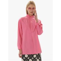 Tara Jarmon - Blouse van katoenpopeline met vlinderboord - 38 Maat - Roze