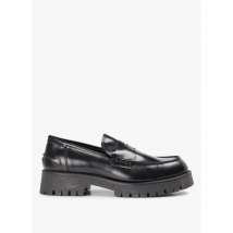 Jonak - Mocassins en cuir glacé - Taille 40 - Noir