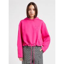 Closed - Sweater van biokatoen met capuchon - L Maat - Roze