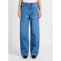 Saison 1865 - Wijde - katoenen jeans met hoge taille - 42 Maat - Blauw