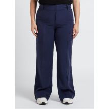 Gina Tricot - Pantalón recto vaporoso - Talla 46 - Azul