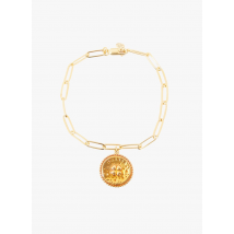 Feeka - Pulsera de latón - Talla única - Verde