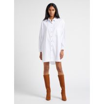 Rita Row - Overhemdjurk van biokatoen met klassieke kraag - XS/S Maat - Wit
