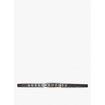 Ikks - Ceinture en cuir - Taille 2 - Noir
