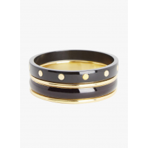 Feeka - Juego de dos brazaletes - Talla única - Negro