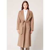 Zapa - Getailleerde jas met reverskraag wolblend - 38 Maat - Bruin