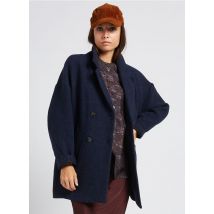 Soeur - Abrigo de mezcla de lana con cuello sastre - Talla 36 - Multicolor