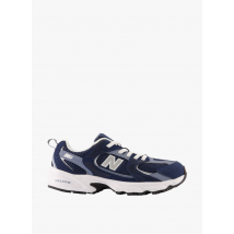 New Balance - Lage sneakers met combinatie van twee materialen en elastische veters - 31 Maat - Blauw