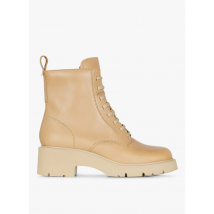 Camper - Botines de piel con cordones - Talla 40 - Beige