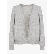 La Fee Maraboutee - Recht - gebreid vest met ribbelpatroon - L Maat - Zwart