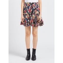 Berenice - Short flared printed high-waisted skirt - Größe 36 - Mehrfarbig