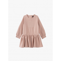 Ikks Junior - Vestido corto con cuello redondo - Talla 8A - Rosa