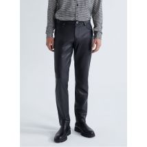 Ikks - Slim-fit - leren broek - 28 Maat - Zwart