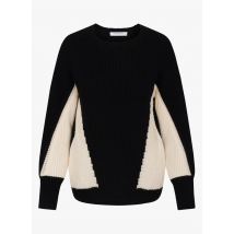 Gerard Darel - Rechte - gebreide trui met ronde hals materiaalblend - 3 Maat - Zwart