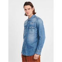 Atelier Prive - Camisa de algodón con cuello clásico - Talla 43/44 - Azul