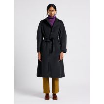 Soeur - Wijde jas van wol en kasjmier met opstaande kraag - 2 Maat - Grijs