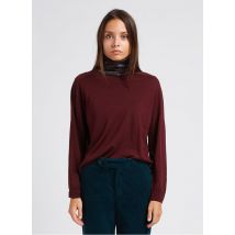 Soeur - Wollen trui met ronde hals - 40 Maat - Prune