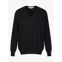 Gerard Darel - Ruimvallende trui van kasjmier met v-hals - 3 Maat - Zwart