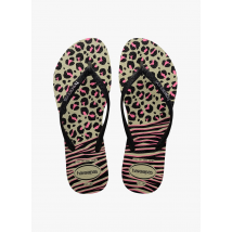 Havaianas - Teenslippers met dierenhuidprint - 35/36BR Maat - Zwart