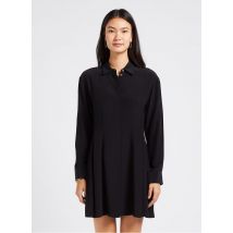 Theory - Getailleerde jurk met klassieke kraag - 6 Maat - Zwart