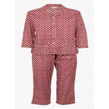Germaine Des Pres - Katoenen pyjama met print - M Maat - Rood