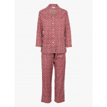 Germaine Des Pres - Katoenen pyjama met print - L Maat - Rood