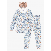 Petit Bateau - Bedruckter pyjama aus baumwoll-mix - Größe 12A - Weiß