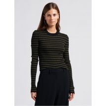 Sonia Rykiel - Gestreepte - wollen trui met ronde hals - S Maat - Gestreepte