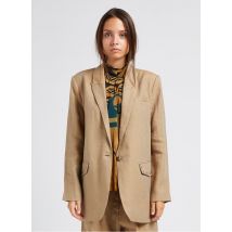 Mes Demoiselles - Chaqueta blazer con tachuelas de colores - Talla 38 - Beige