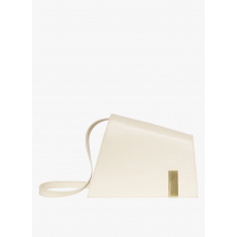 Tammy & Benjamin - Bolso bandolera de piel vaqueta - Talla única - Blanco