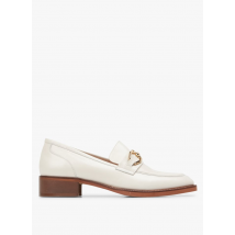 Minelli - Loafers van glad leer met gesp - 36 Maat - Beige