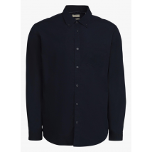 Esprit - Camisa de algodón con cuello americano - Talla XL - Azul
