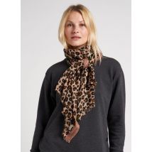 Feeka - Wollen sjaal met luipaardprint - Een Maat - Multikleurig