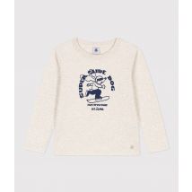 Petit Bateau - Katoenen t-shirt met ronde hals - 10A Maat - Beige