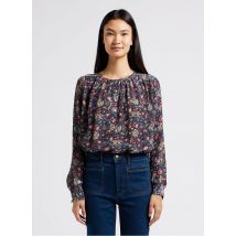 Louise Misha - Geblümte bluse mit rundhalsausschnitt - Größe 36 - Blau